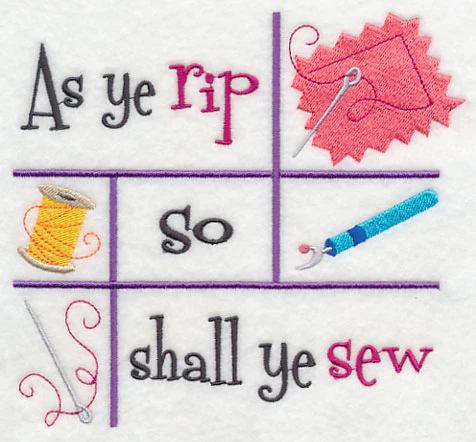 As Ye Rip So Shall Ye Sew - Image 2