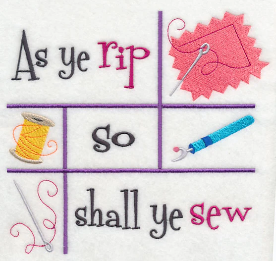 As Ye Rip So Shall Ye Sew - Image 4