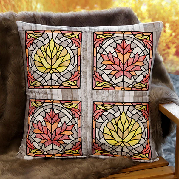 Autumn Accents Stained Glass - Aspen Leaf - Image 8