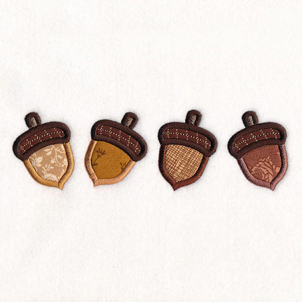 Autumn Acorn Border (Applique) - Image 5