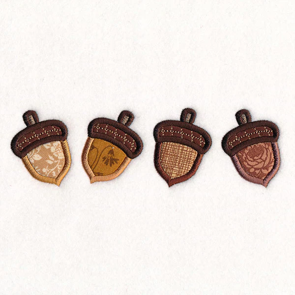 Autumn Acorn Border (Applique) - Image 7