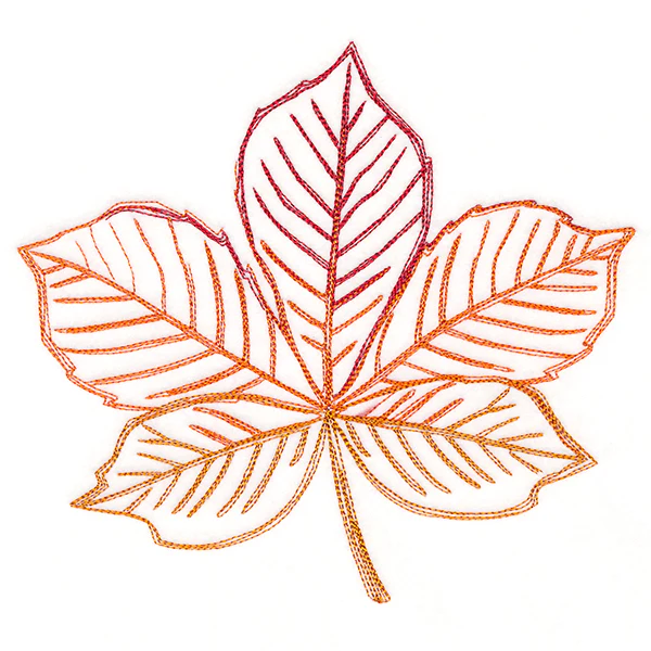 Autumn Ambience - Horse Chestnut Leaf - Image 2