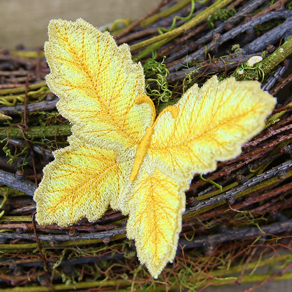 Autumn Birch Leaf Butterfly (In-the-Hoop) - Image 5