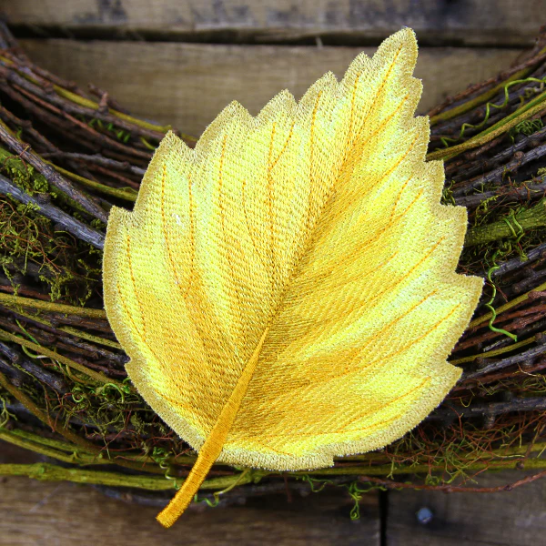 Autumn Birch Leaf (In-the-Hoop) - Image 3