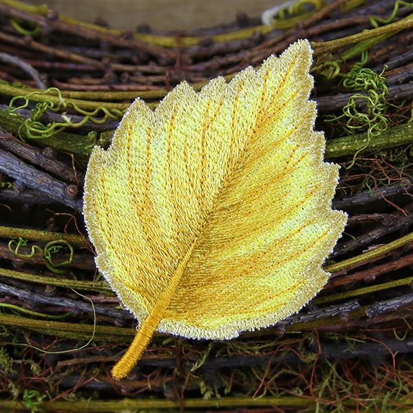 Autumn Birch Leaf (In-the-Hoop) - Image 5