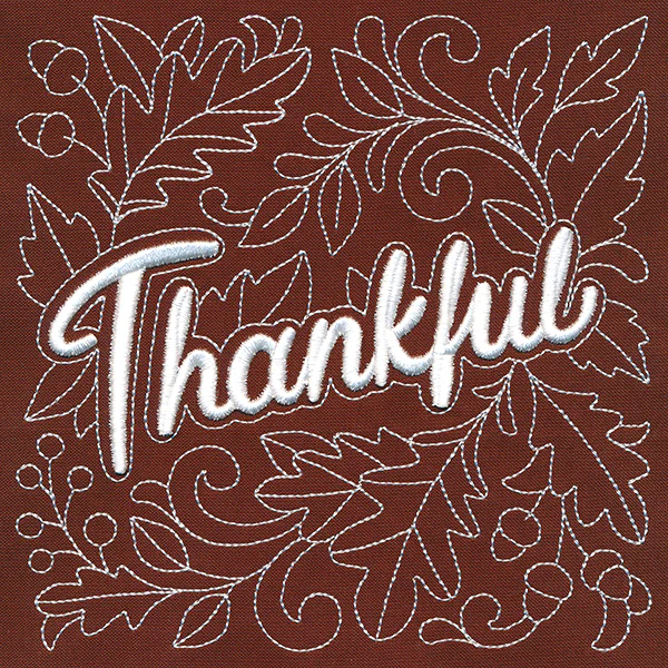 Autumn Blessings - Thankful (Puff Foam) - Image 3