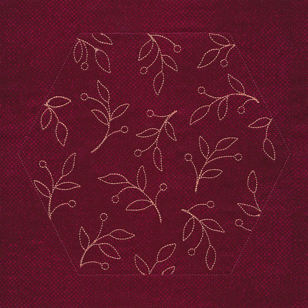 Autumn Blooms Hexagon Pocket Potholder - Image 2