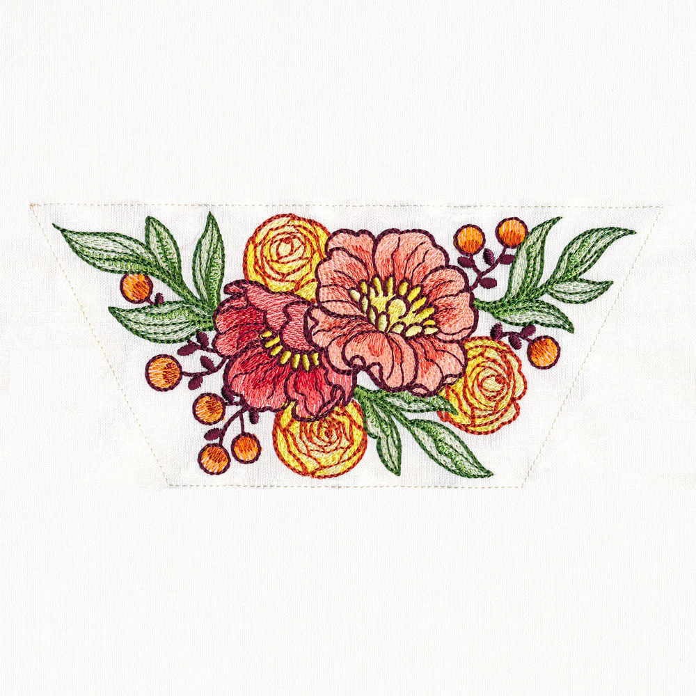 Autumn Blooms Hexagon Pocket Potholder - Image 6
