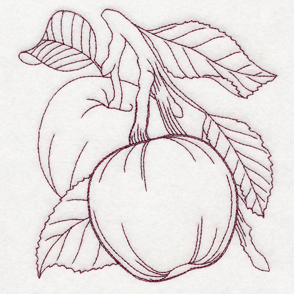 Autumn Bounty Quilting Square - Apples (Double Run) - Image 4