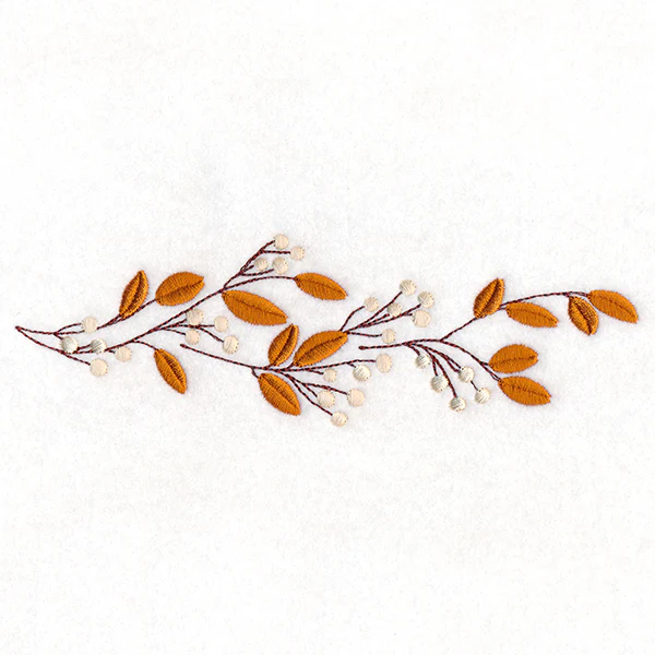 Autumn Branches and Berries Border - Image 4