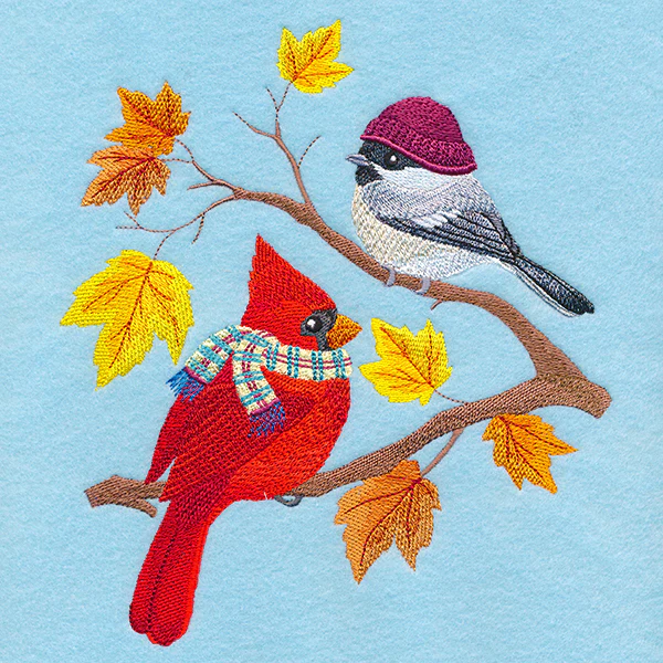 Autumn Bundled-Up Birdies - Image 7