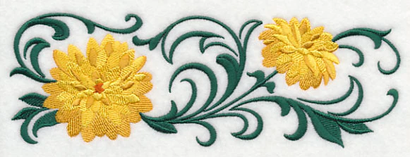 Autumn Chrysanthemum Border - Image 3
