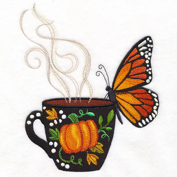 Autumn Coffee Break Monarch Butterfly - Image 3