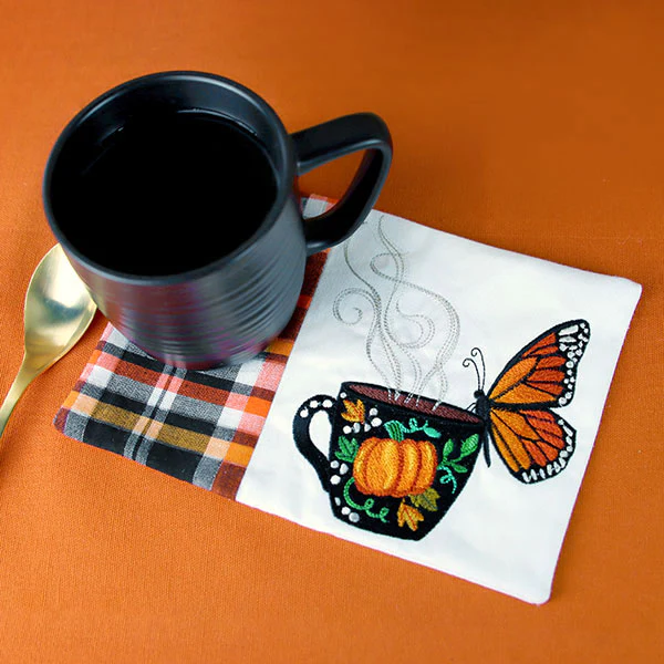 Autumn Coffee Break Monarch Butterfly - Image 4