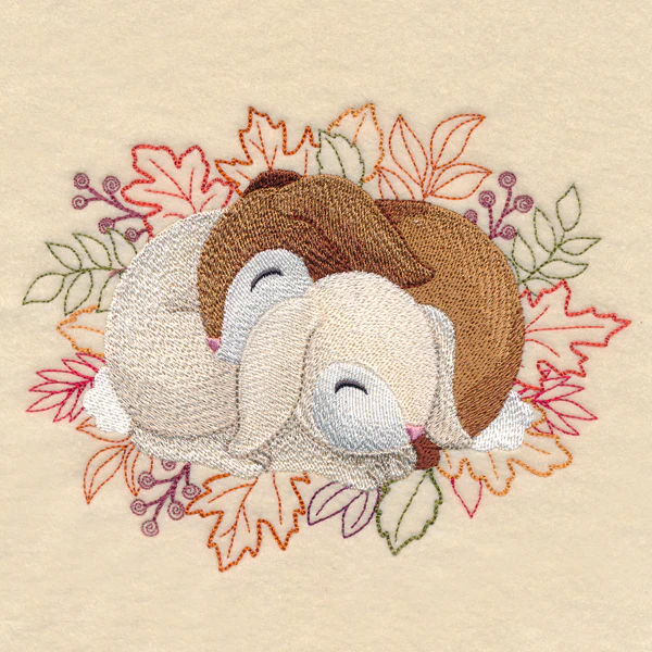 Autumn Cozy Cuddlers - Bunnies - Image 2