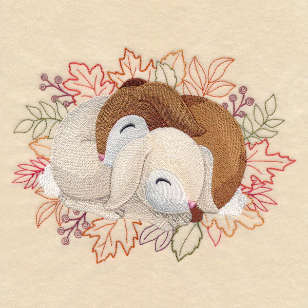 Autumn Cozy Cuddlers - Bunnies - Image 4