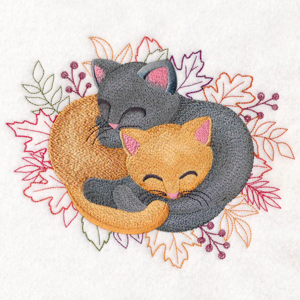 Autumn Cozy Cuddlers - Cats - Image 4