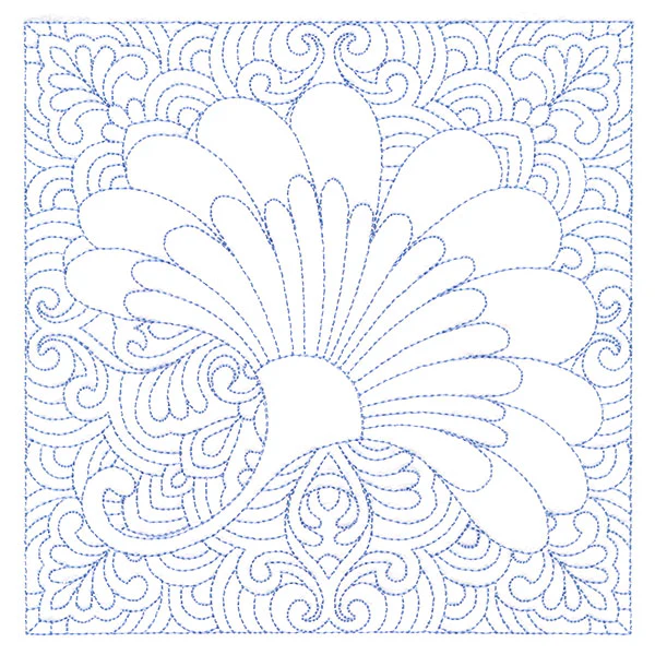 Autumn Delights Ginkgo Leaf Quilting Square (Double Run) - Image 3