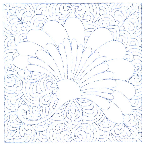 Autumn Delights Ginkgo Leaf Quilting Square (Double Run) - Image 6