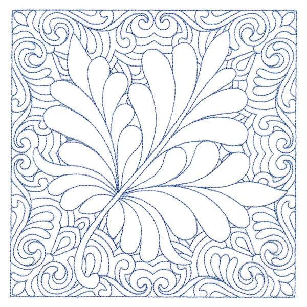 Autumn Delights Maple Leaf Quilting Square (Double Run) - Image 5