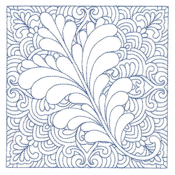 Autumn Delights Oak Leaf Quilting Square (Double Run) - Image 4