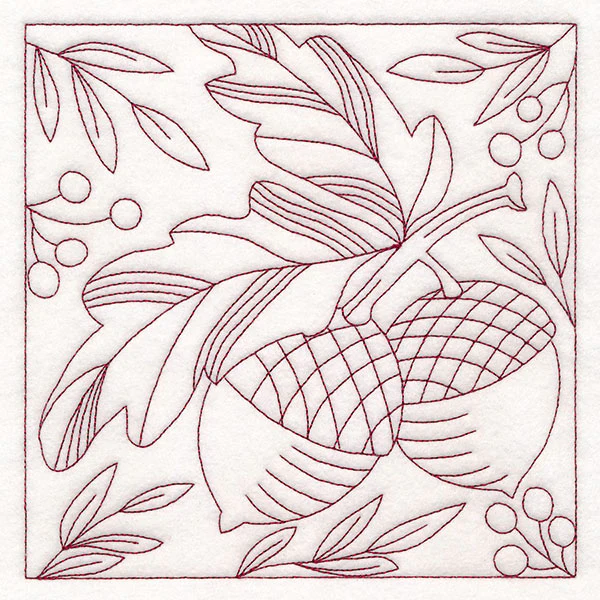 Autumn Details Quilting - Acorns (Double Run) - Image 2
