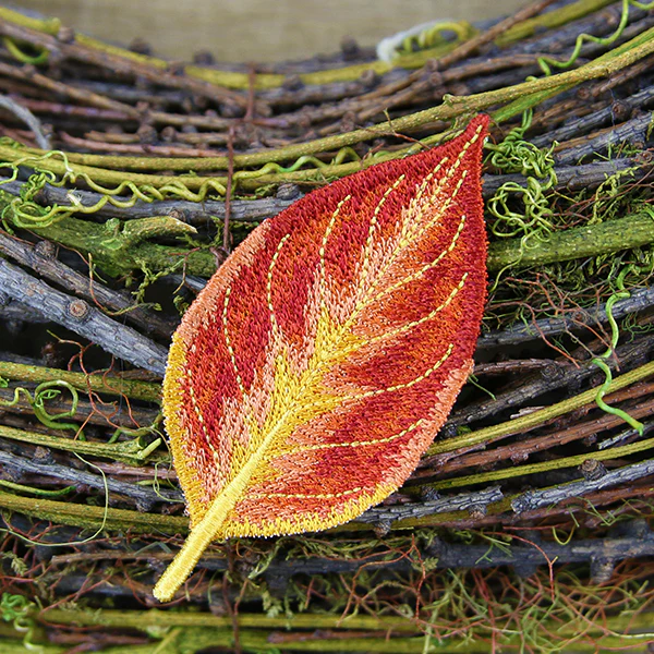 Autumn Dogwood Leaf (In-the-Hoop) - Image 5
