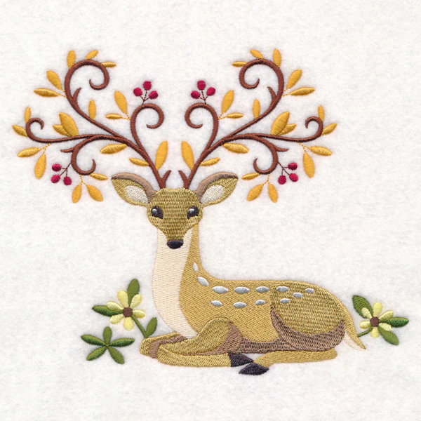 Autumn Elegance Deer - Image 2