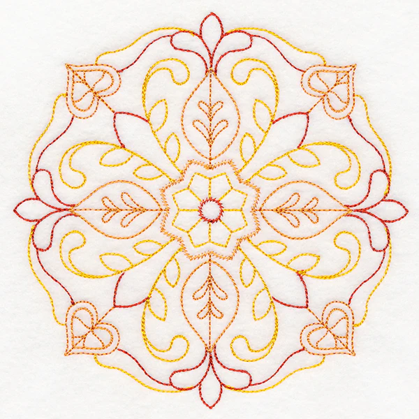 Autumn Flourish Medallion (Vintage) - Image 3