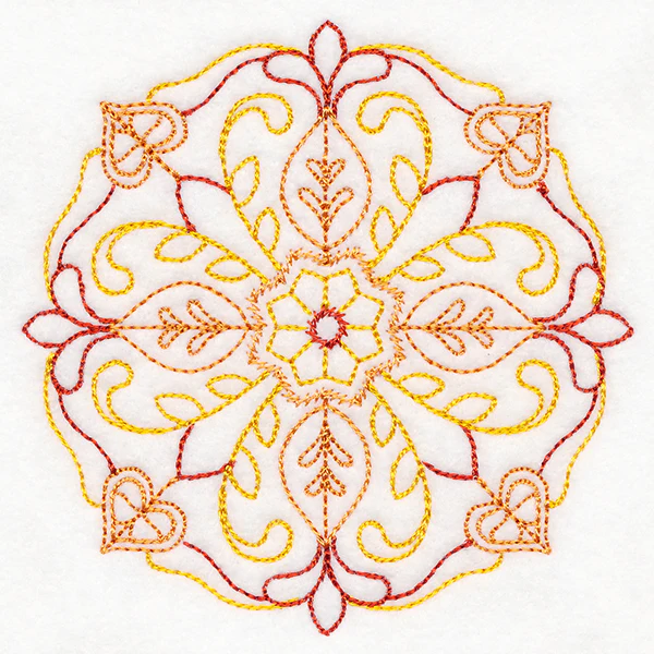 Autumn Flourish Medallion (Vintage) - Image 5