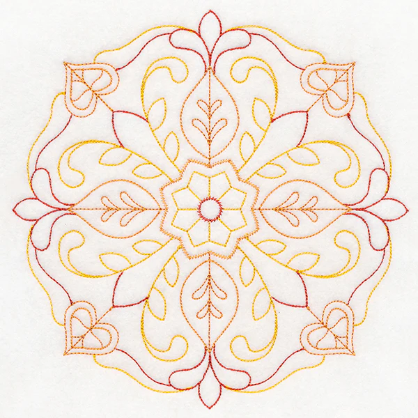 Autumn Flourish Medallion (Vintage) - Image 6