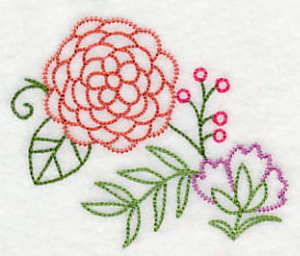 Autumn Flowers and Berries (Vintage) - Image 2