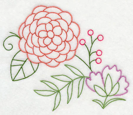 Autumn Flowers and Berries (Vintage) - Image 3