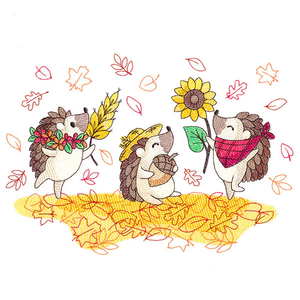Autumn Fun Hedgehogs - Image 4