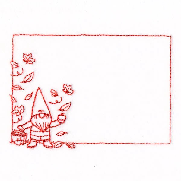 Autumn Gnome Quilt Label - Image 3