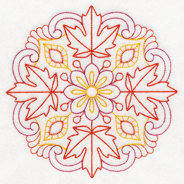 Autumn Gold Medallion (Vintage) - Image 3