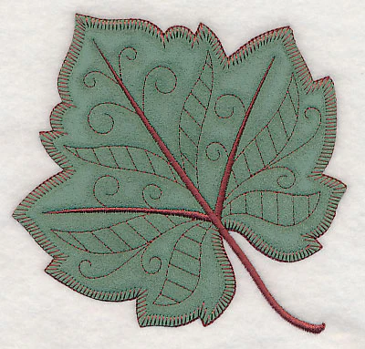 Autumn Grape Leaf (Heirloom Applique) - Image 3