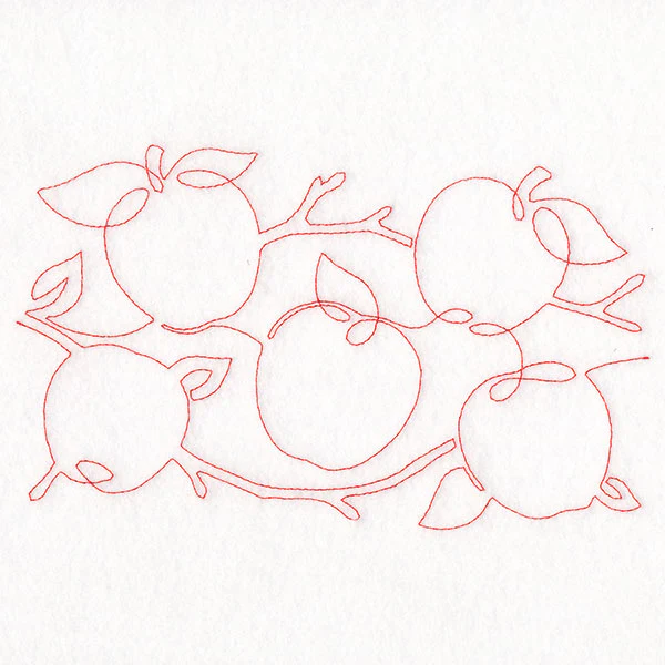 Autumn Harvest Apples (Edge-to-Edge Quilting) - Image 5