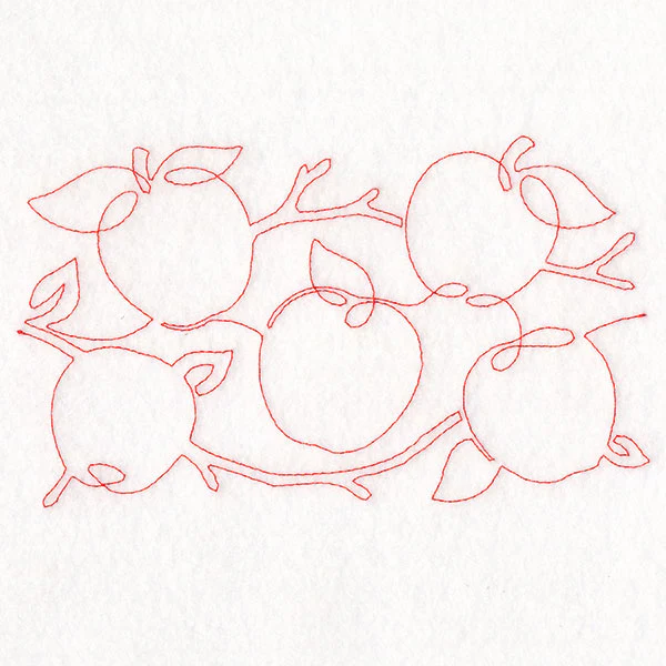 Autumn Harvest Apples (Edge-to-Edge Quilting) - Image 7