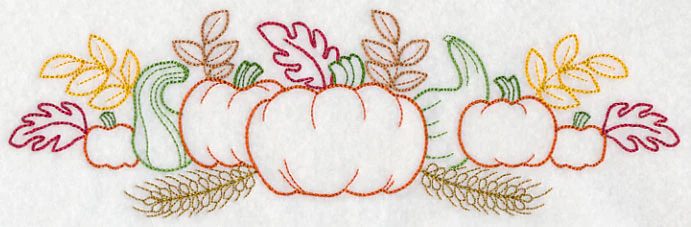 Autumn Harvest Border (Vintage) - Image 2