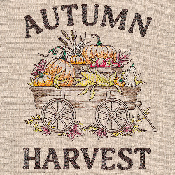 Autumn Harvest Bounty Wagon - Image 4