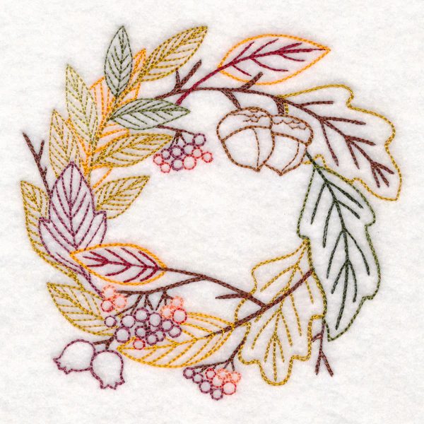 Autumn Harvest Potpourri Wreath (Vintage) - Image 4
