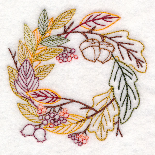 Autumn Harvest Potpourri Wreath (Vintage) - Image 5