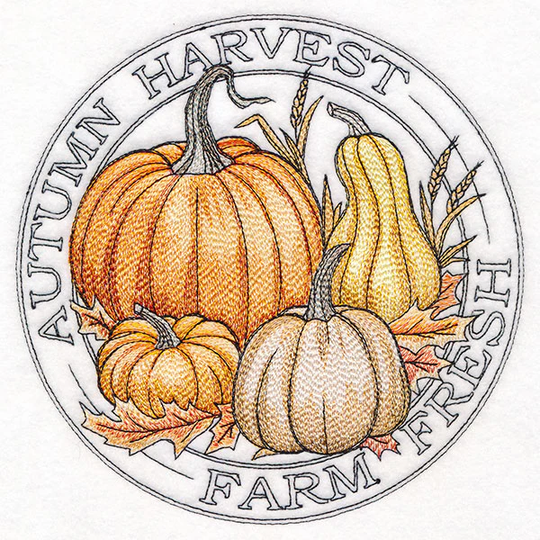 Autumn Harvest Pumpkins Stamp - Image 3