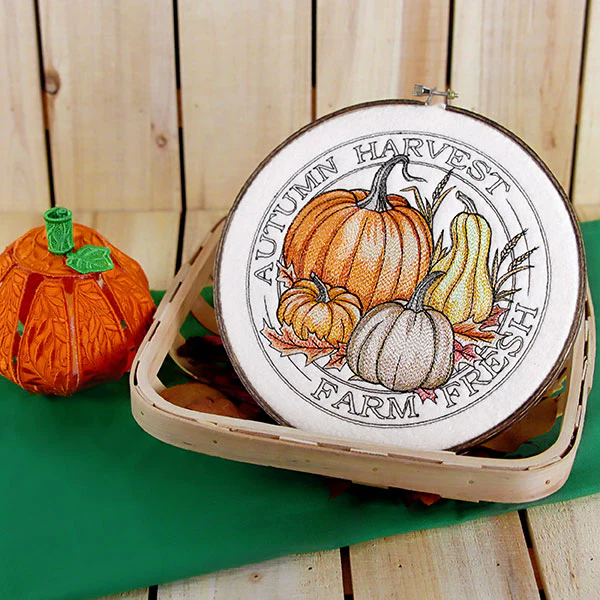 Autumn Harvest Pumpkins Stamp - Image 4
