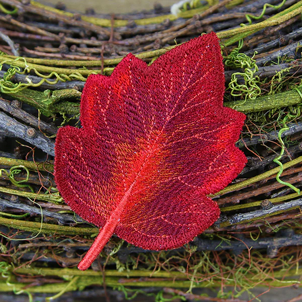 Autumn Hawthorn Leaf (In-the-Hoop) - Image 5