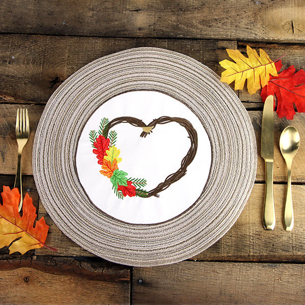 Autumn Heart Wreath - Image 2