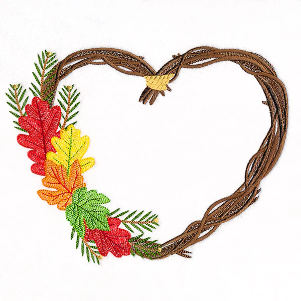 Autumn Heart Wreath - Image 7