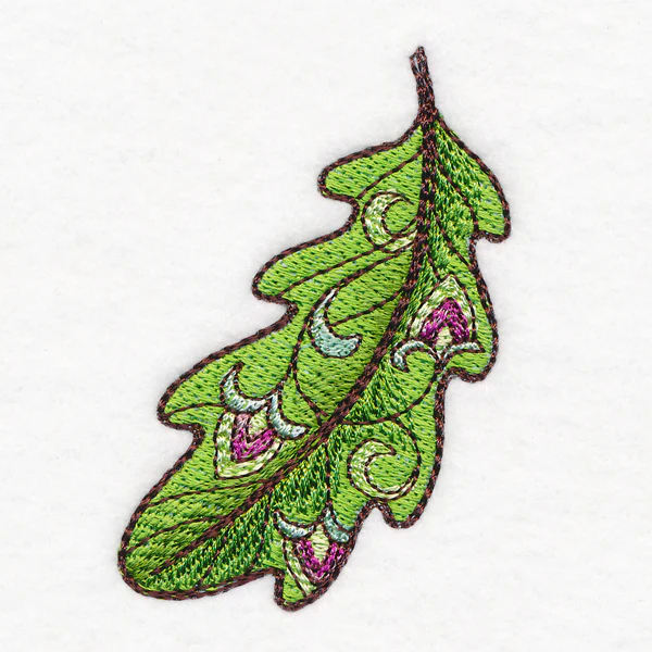 Autumn Jacobean Accent - Oak Leaf - Image 2