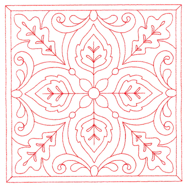 Autumn Kaleidoscope Quilting Square 5 (Double Run) - Image 2